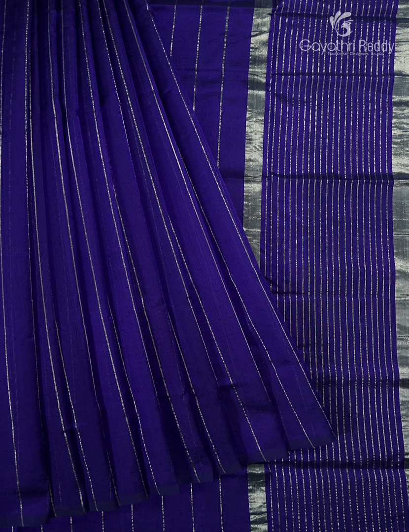 Pure Arani Sico Saree in Deep Blue