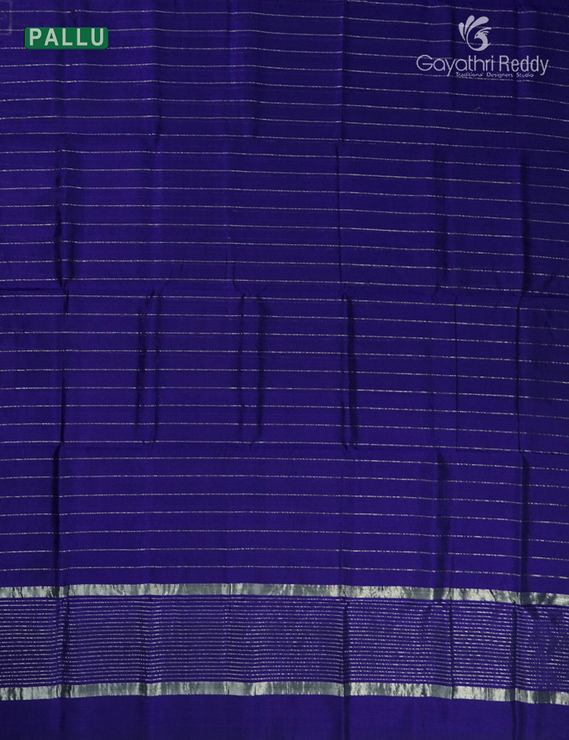 Pure Arani Sico Saree in Deep Blue