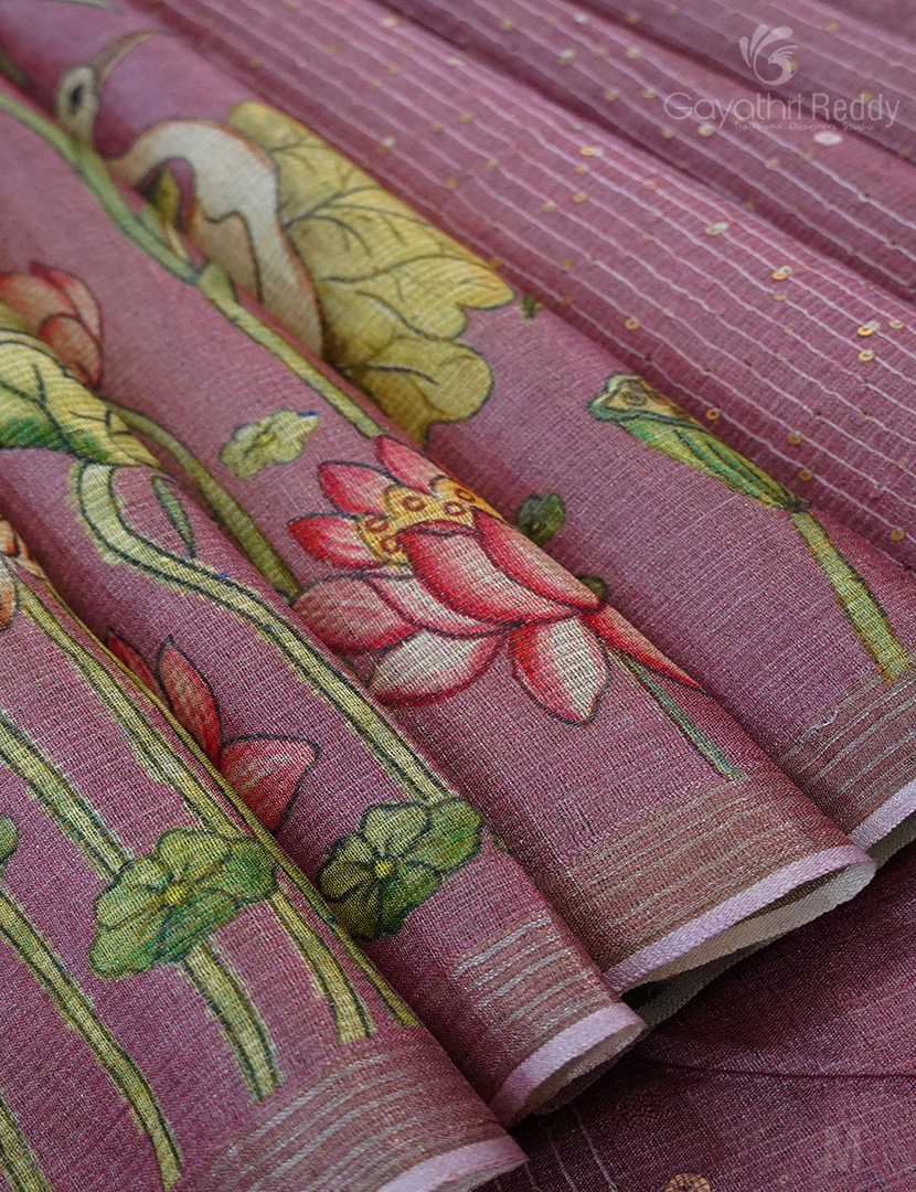 PURE DESI TUSSAR KANTA WORK-TS1412