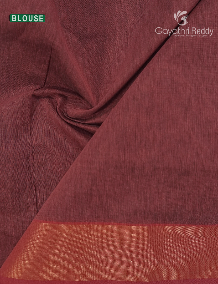 Semi Ikat Sico Saree in Peach