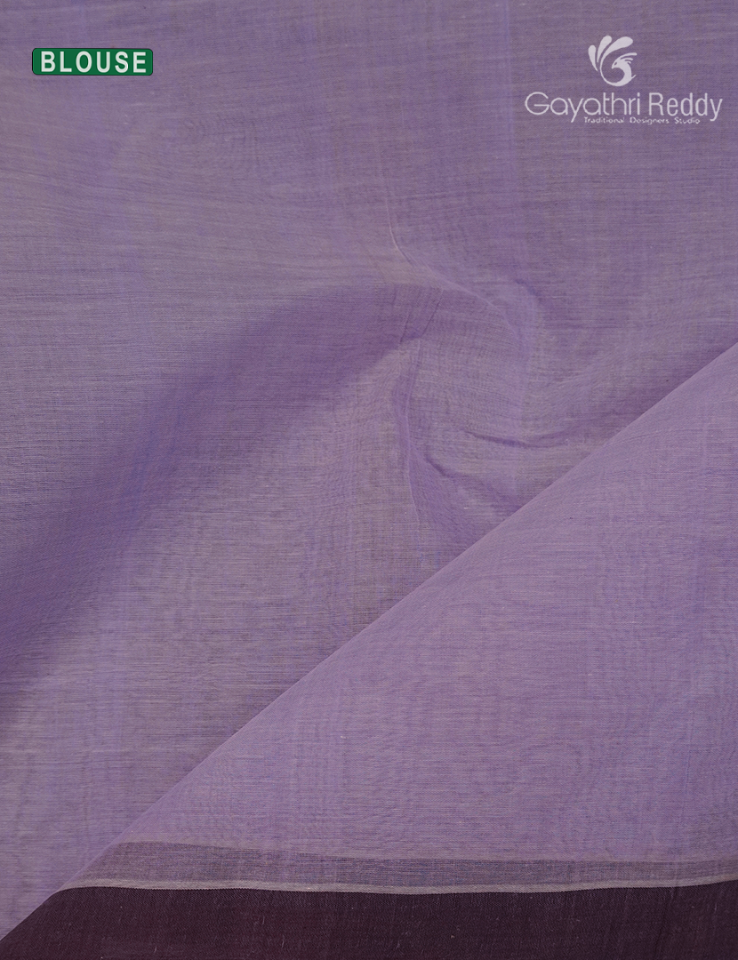 Jamdani Cotton Saree in Lavender