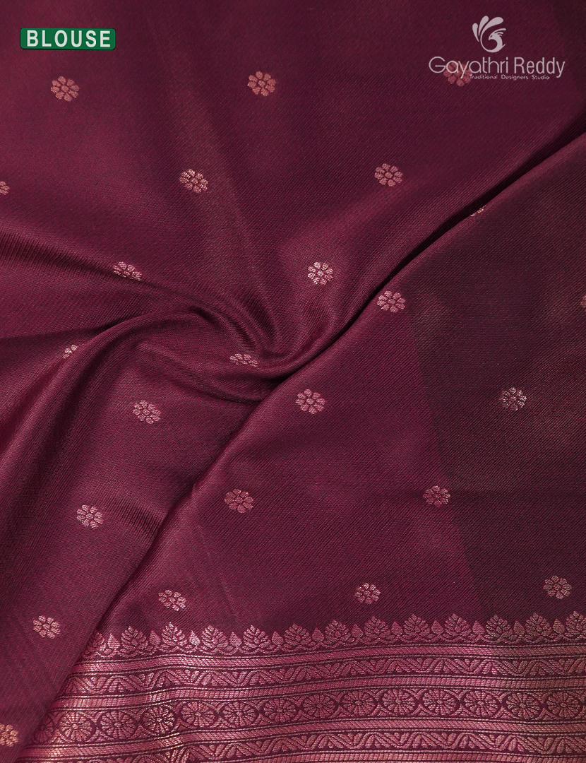 Semi Kanchipuram Art Silk Saree in Pink