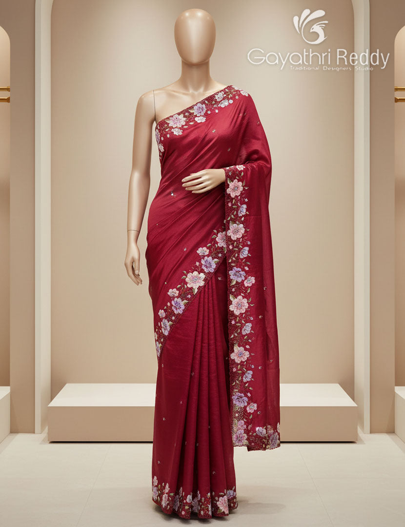 SEMI DUPION SILK SAREE-SDS94