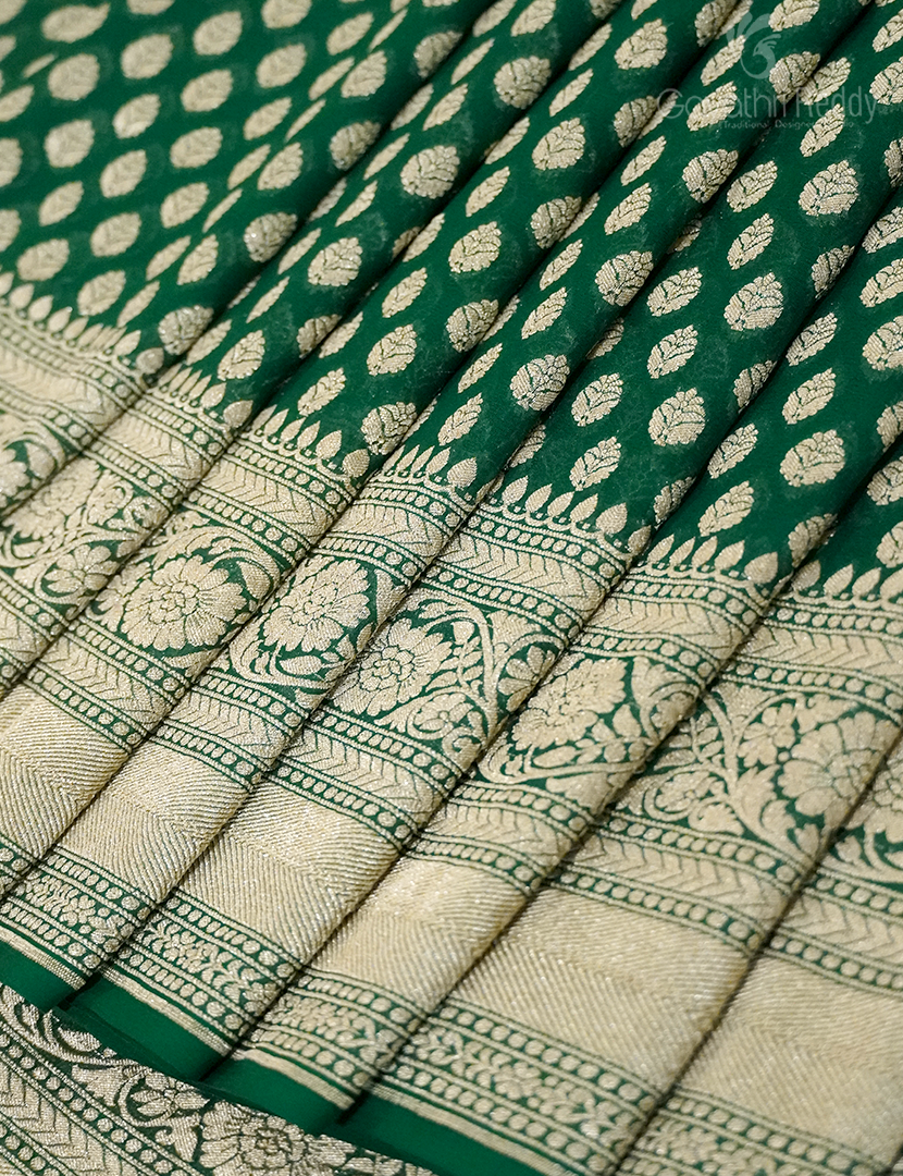 PURE BANARAS GEORGETTE KADDI-BG620