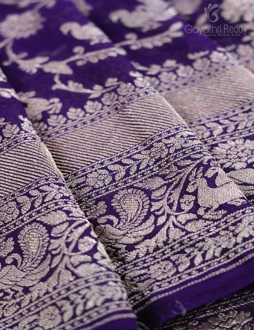 PURE BANARAS GEORGETTE KADDI-BG642