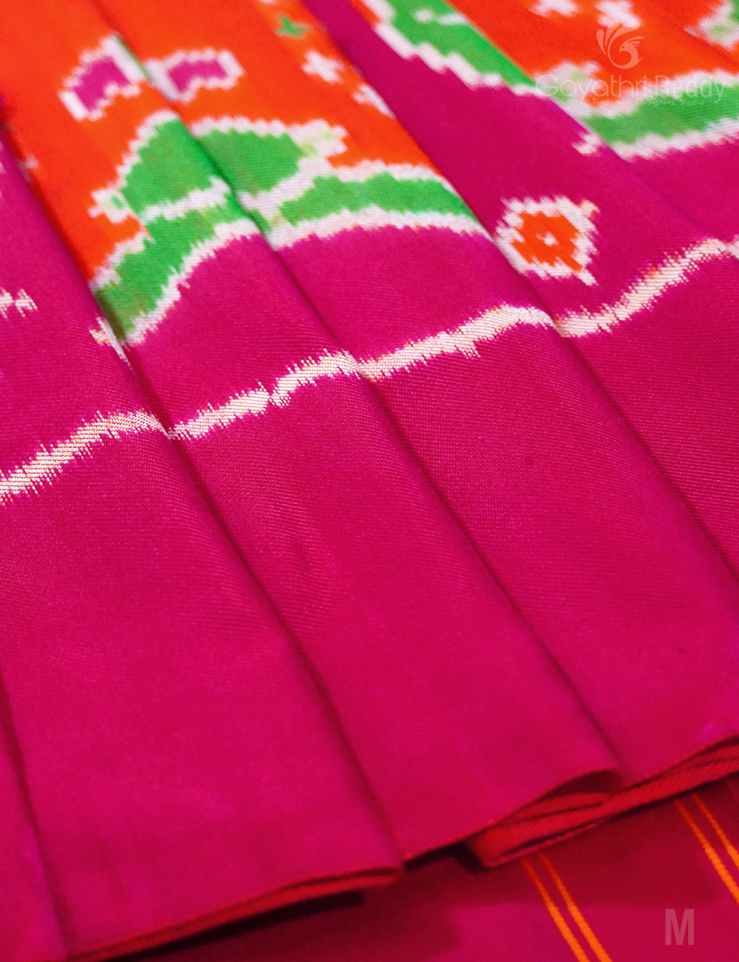 PURE TWILL IKKAT PATTU-IP719