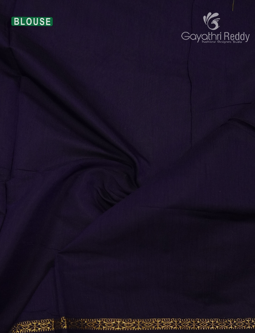 Sico Saree in Lime Green and Deep Violet