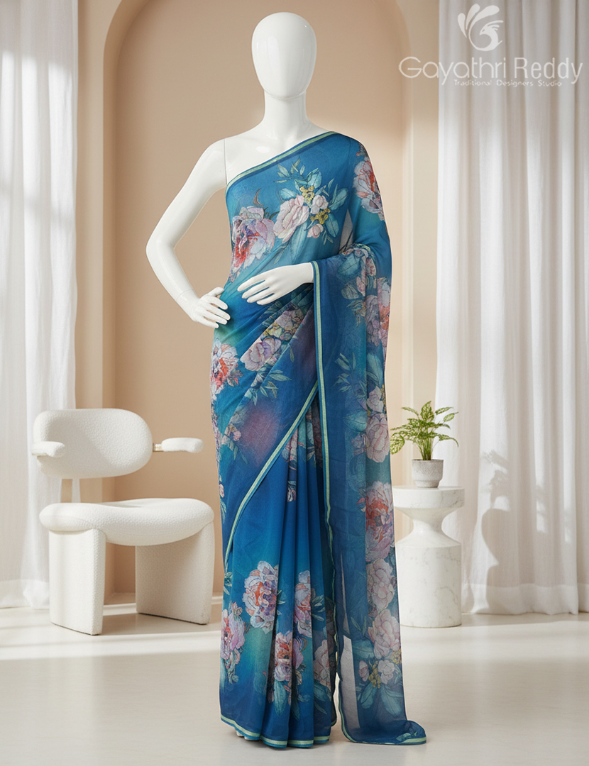CHIFFON SAREE-SH680