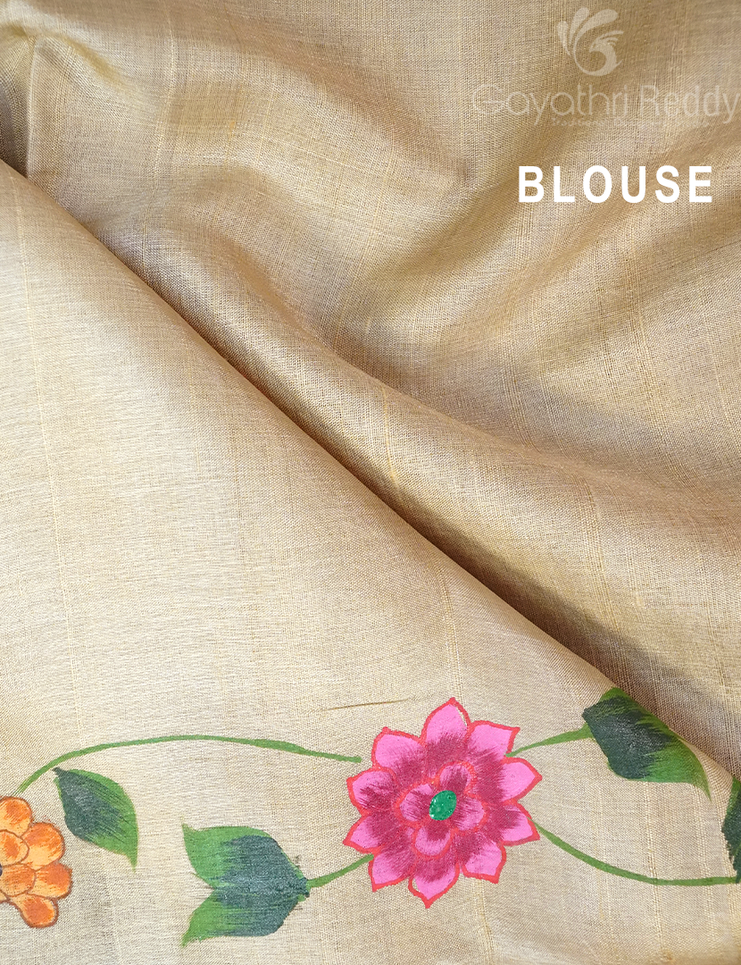 PURE DESI TUSSAR SILK-TS1507