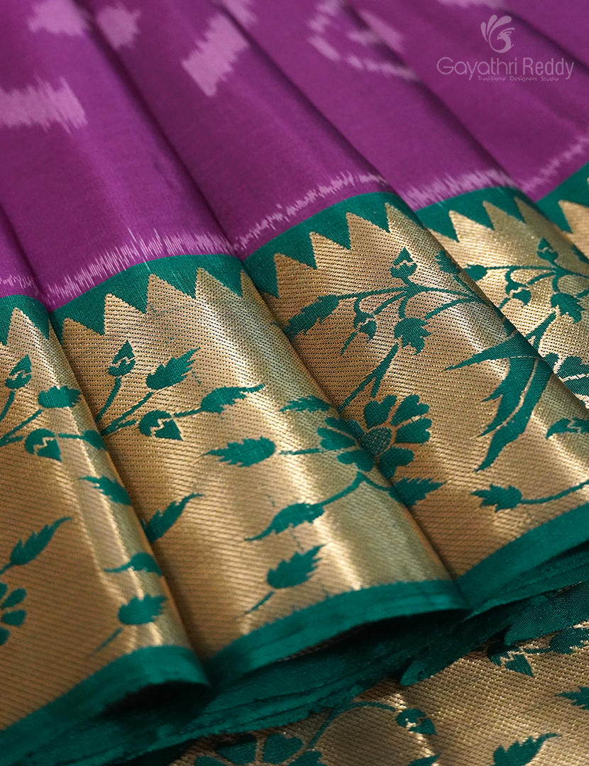 PURE KANCHI IKKAT PATTU-IP640