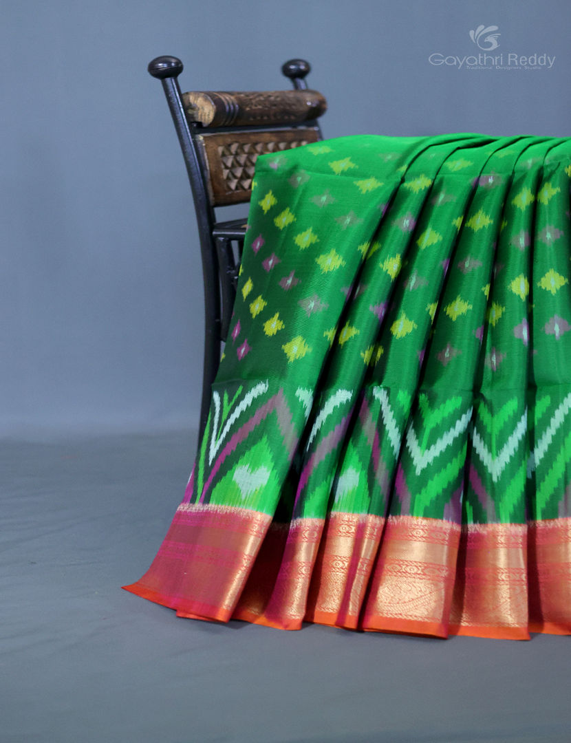 PURE KANCHI IKKAT PATTU-IP525