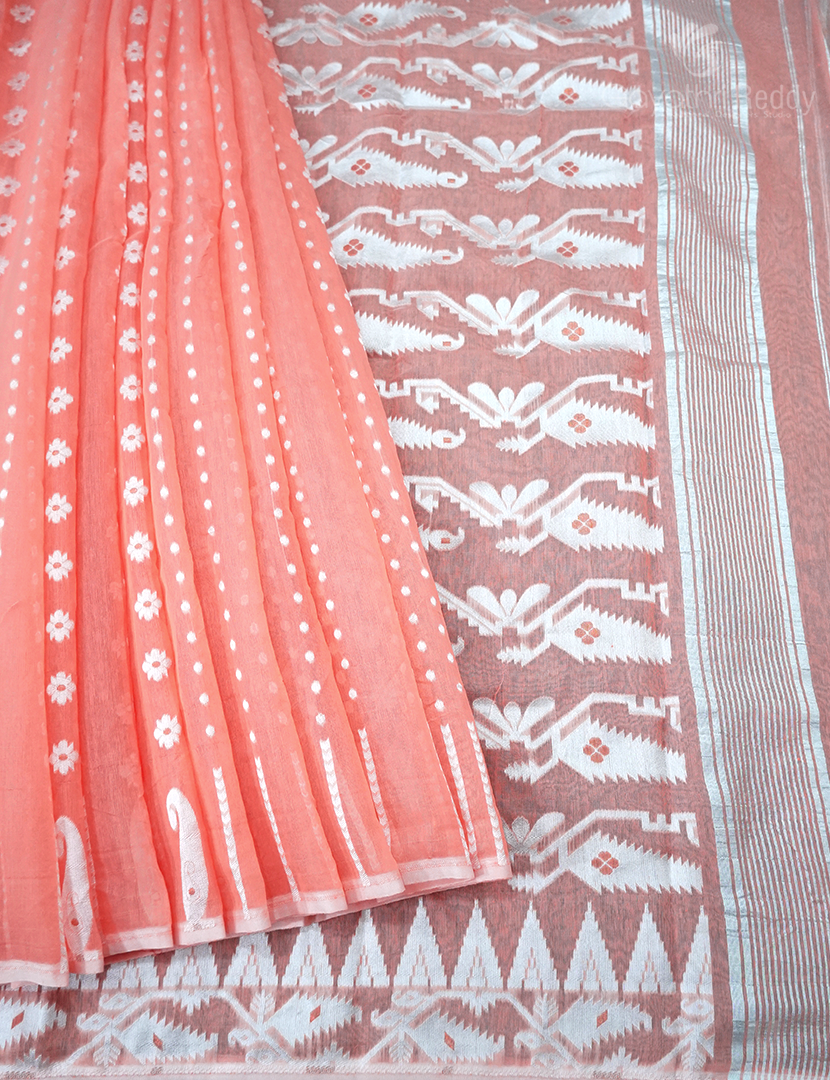 JAMDANI COTTON(WITHOUT BLOUSE)-JMC459