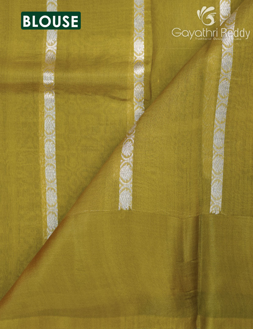 PURE BANARAS KORA SILK-BKS135
