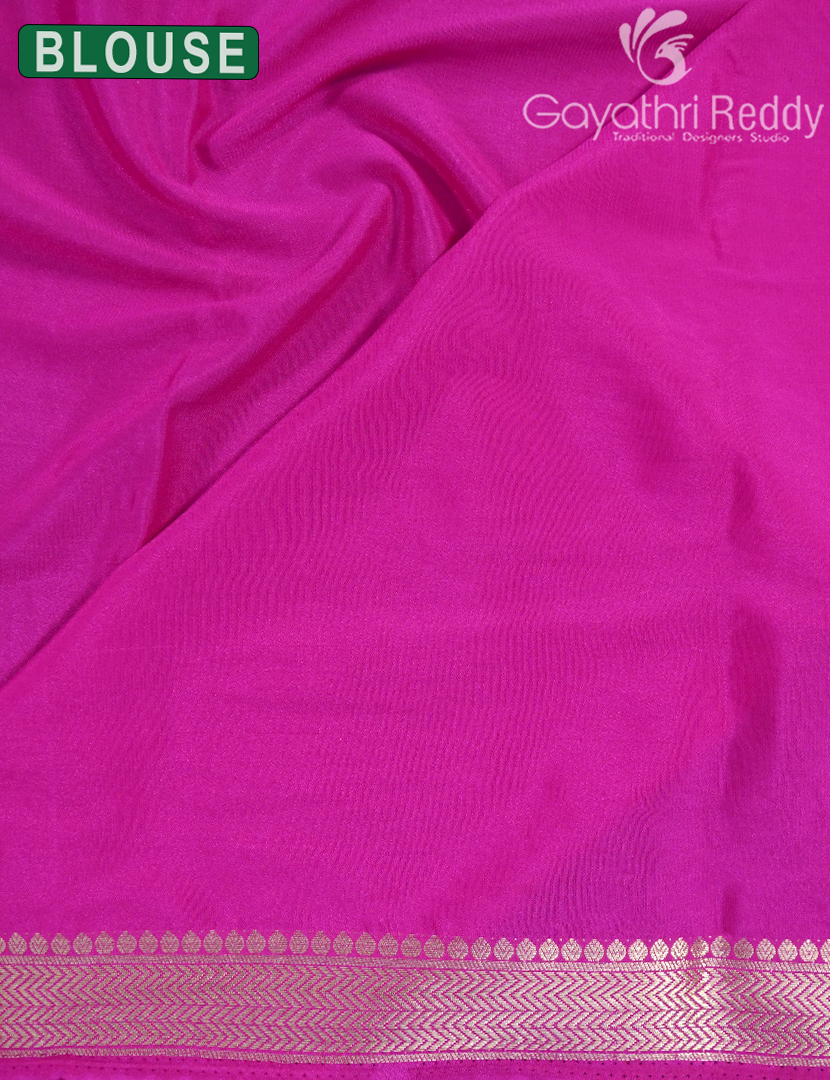 SEMI MYSORE CRAPE SAREE-SMC350