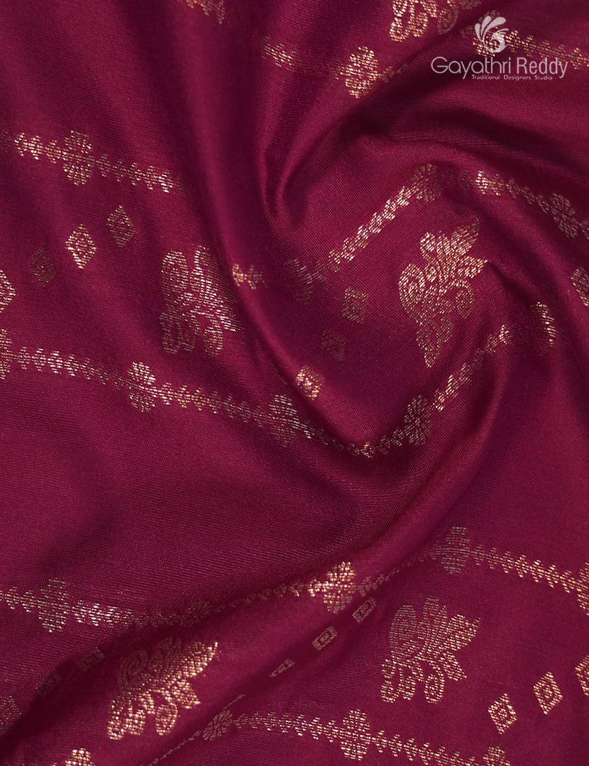 Semi Kanchipuram Art Silk Saree in Pink