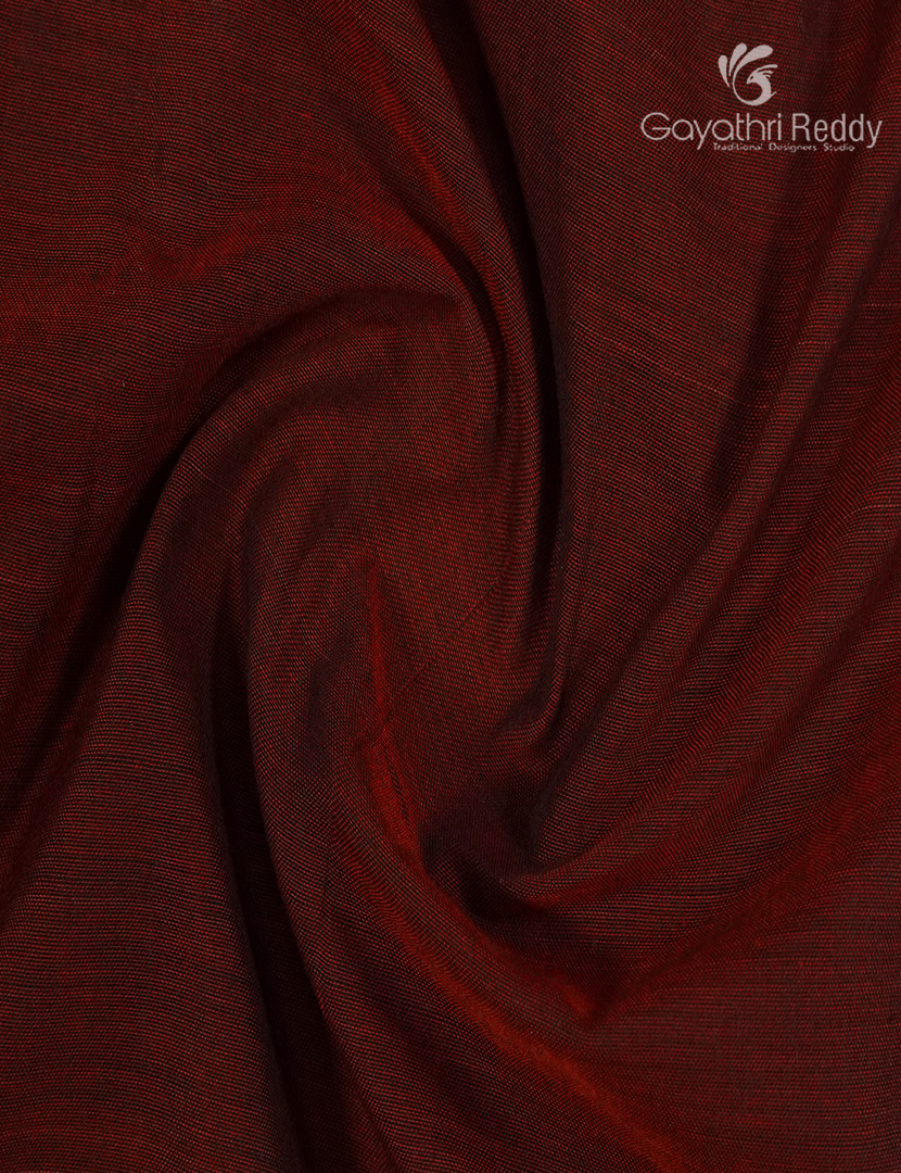 Pure Narayanpet Cotton Saree in Maroon