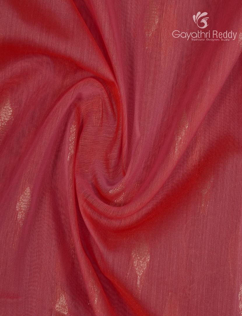 Kanchipuram Sico Saree in Peach and Grey