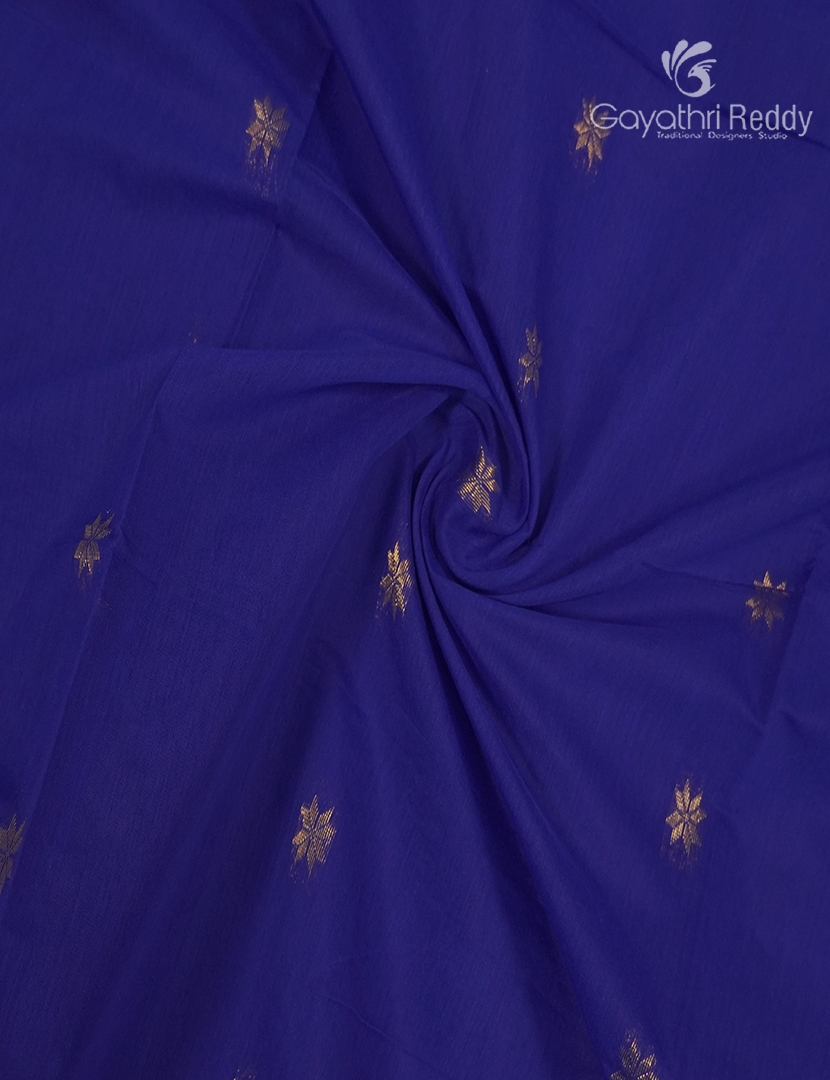 Sico Saree in Royal Blue and Mustard