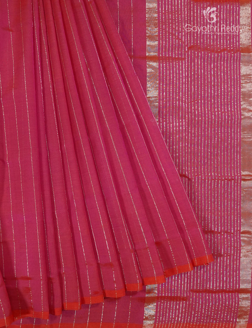 Pure Arani Sico Saree in Fuchsia Pink