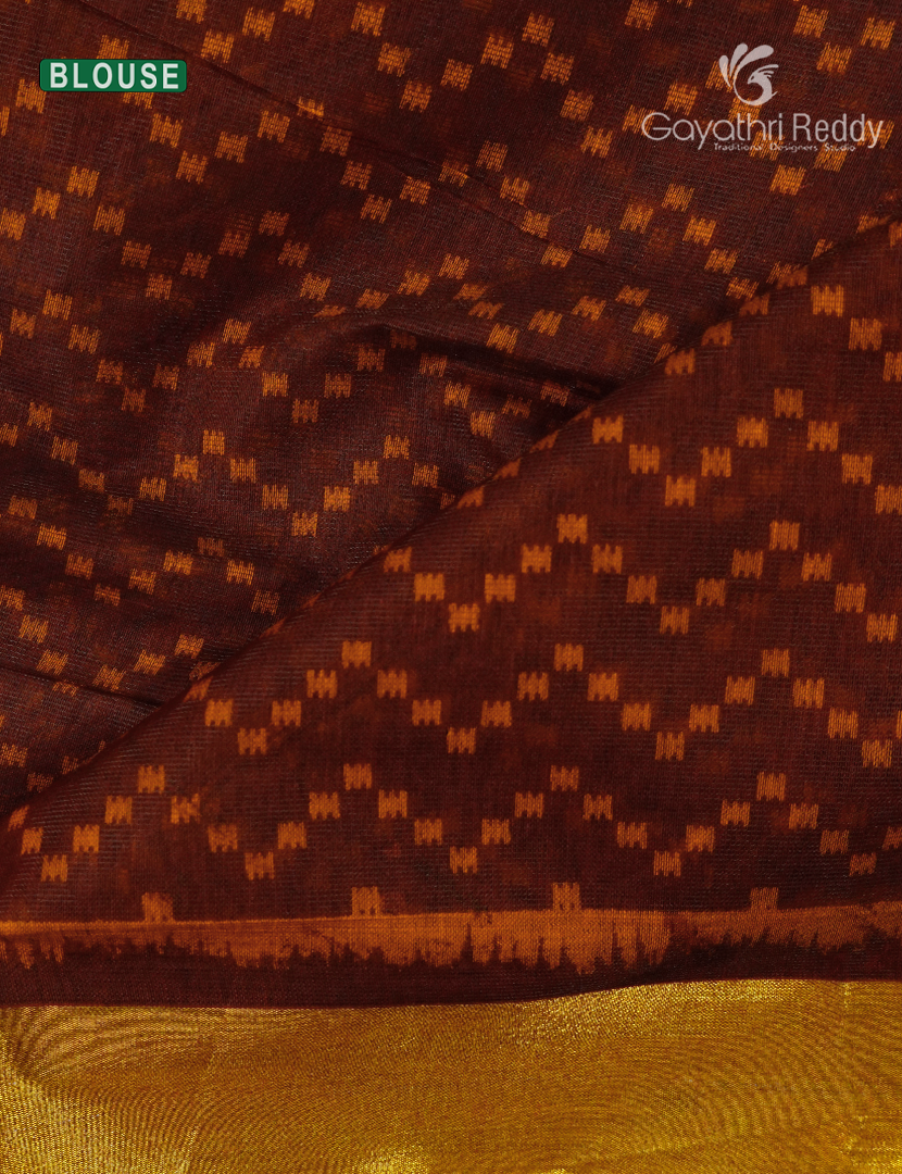 PURE CHANDERI COTTON SAREE -PCCS1