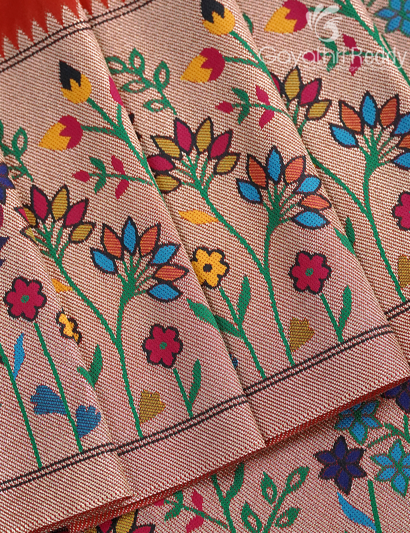 SEMI PAITHANI SAREE-SPS43