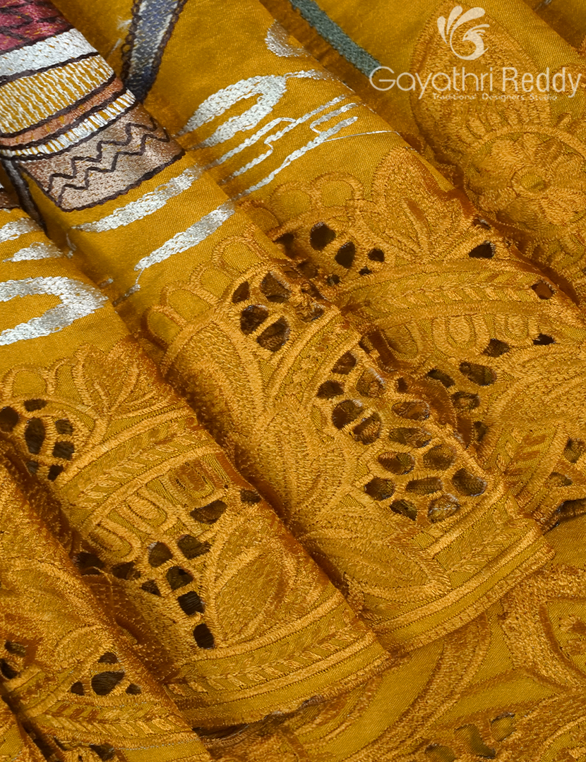 SEMI DUPION SILK SAREE-SDS133