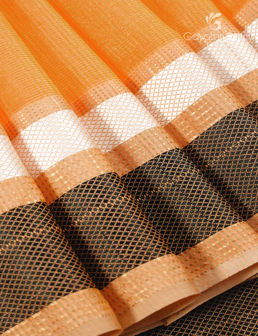 PURE CHANDERI MEDIUM BORDER SAREES -CPS1205