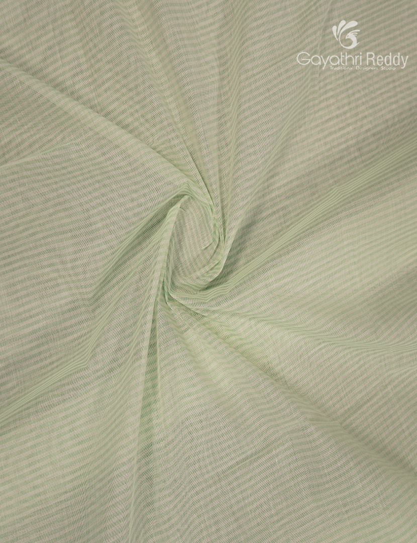 Pure Kanchi Cotton Printed Saree in Pastel Green