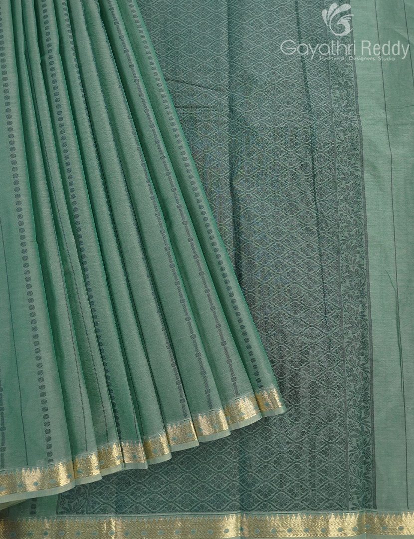 PURE KANCHI COTTON RICH PALLU-KC3089