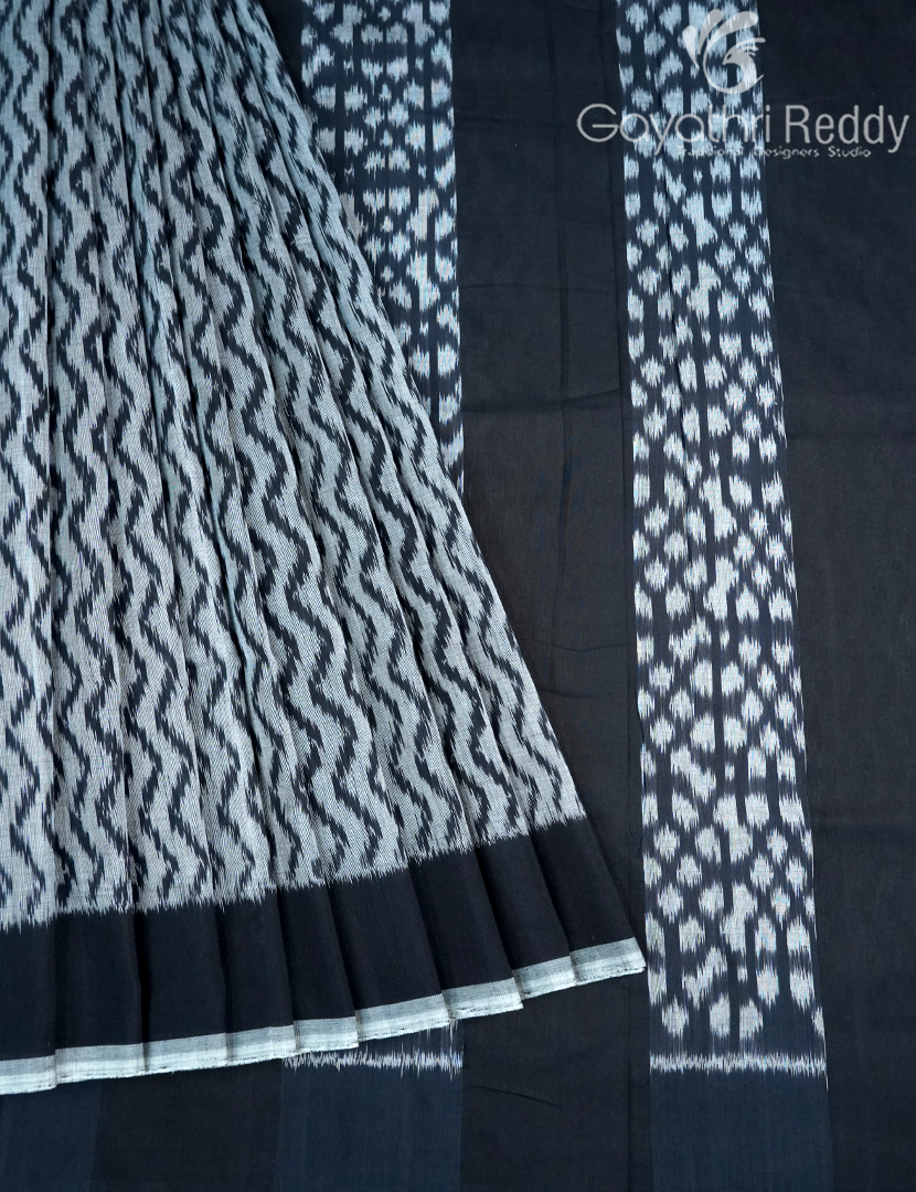 PURE IKKAT COTTON (H.L) SAREE-IKC1073