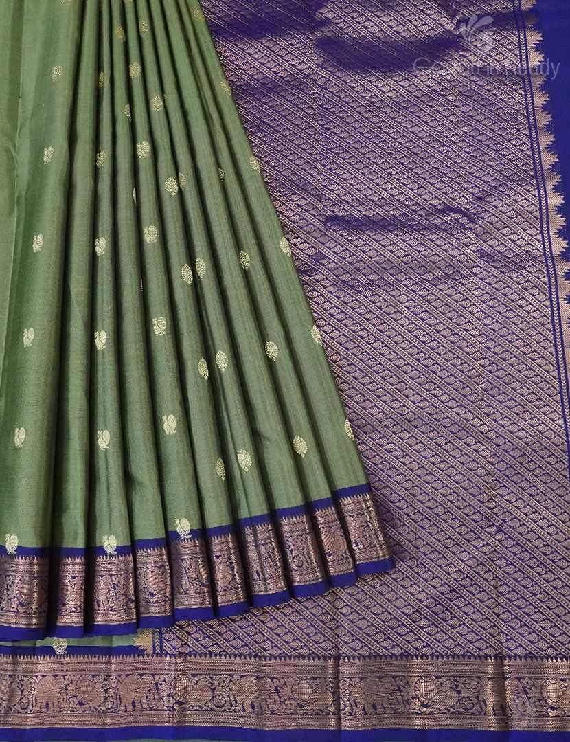 PURE KANCHI PATTU SMALL BORDER-KP7793