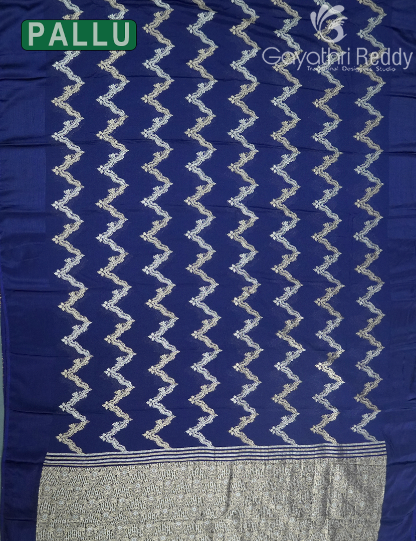 SEMI MYSORE CRAPE SAREE-SMC337