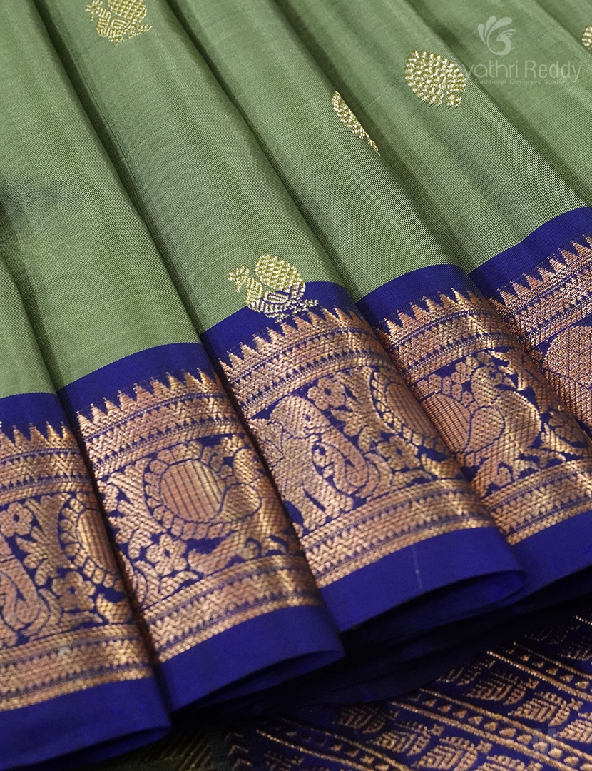 PURE KANCHI PATTU SMALL BORDER-KP7793