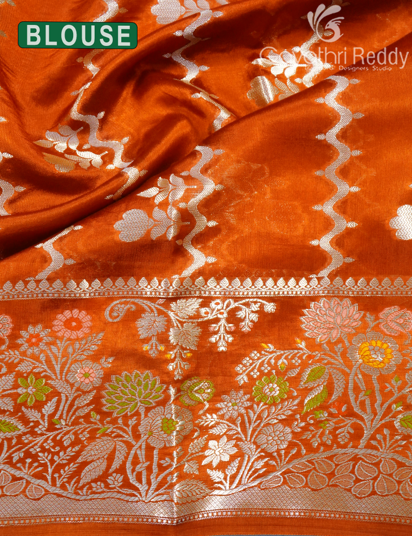 MANGO SILK SAREE -PRM988
