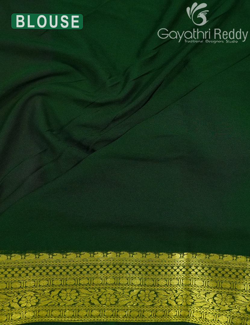 SEMI MYSORE CREPE SAREE-SMC386