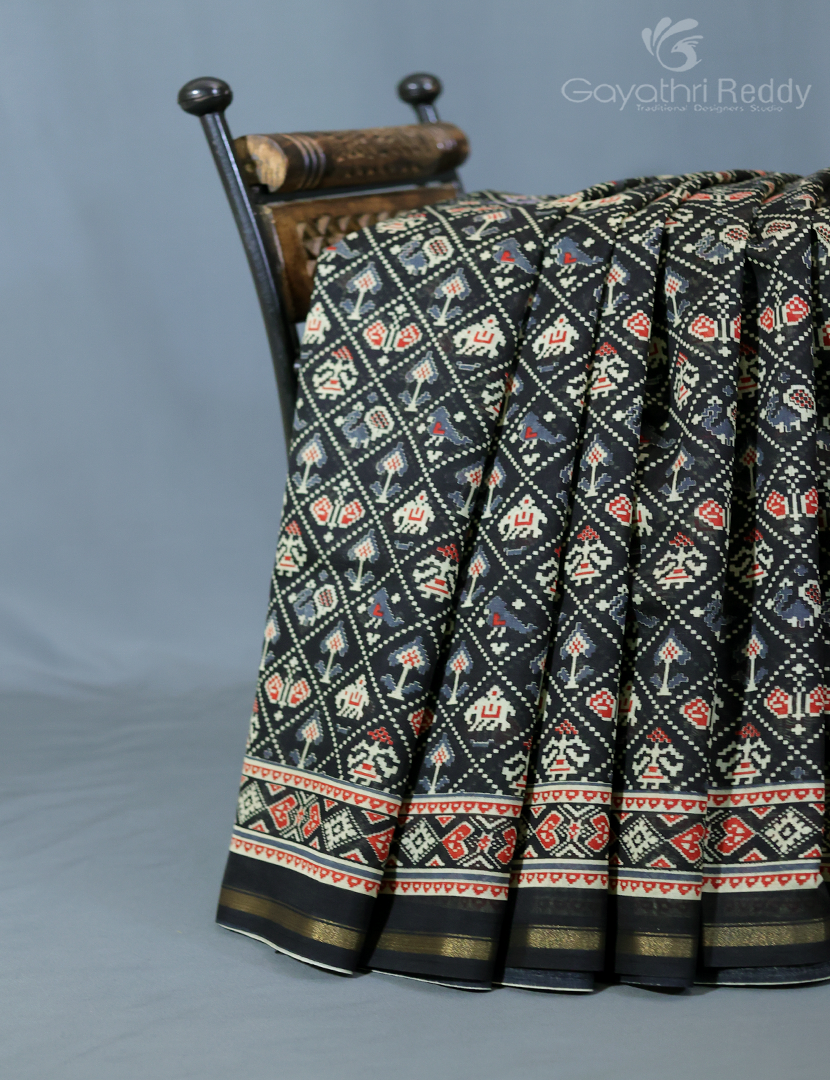 PURE KALAMKARI CHANDERI-KCS38