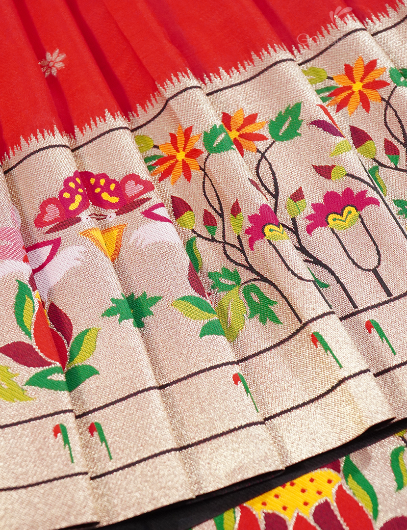 SEMI PAITHANI SAREE-SPS68