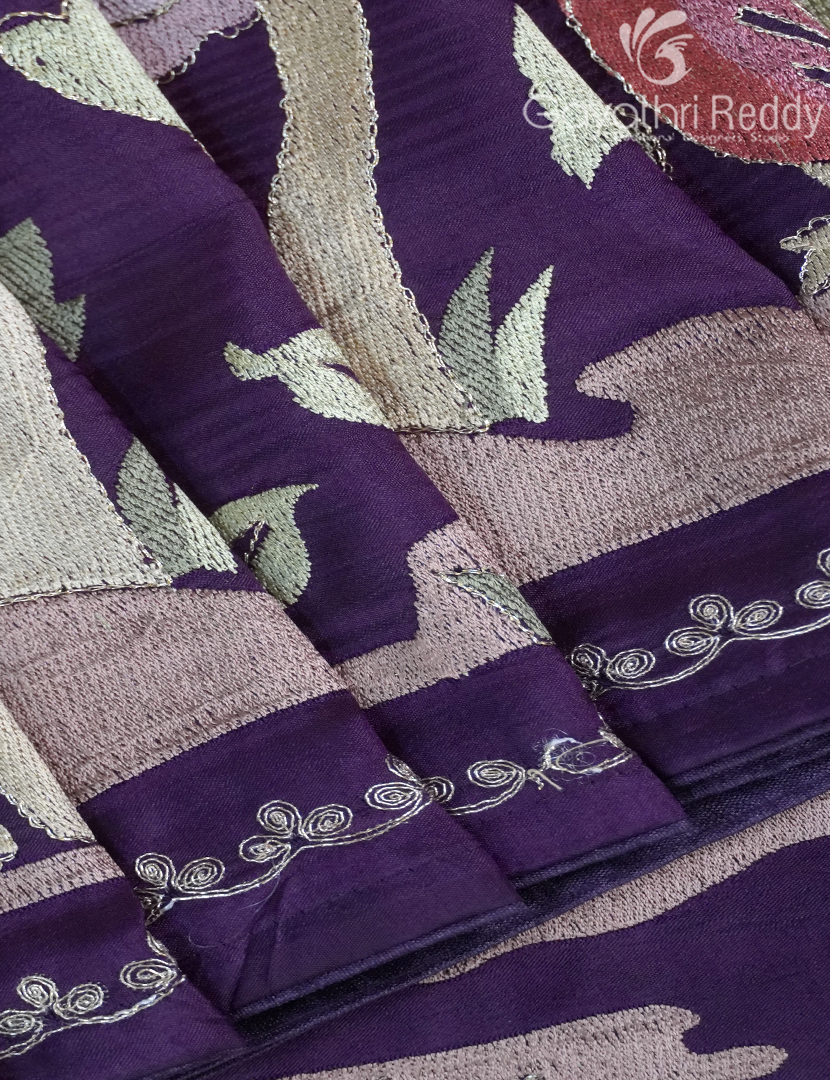 DUPION SILK FANCY SAREE -DSF17