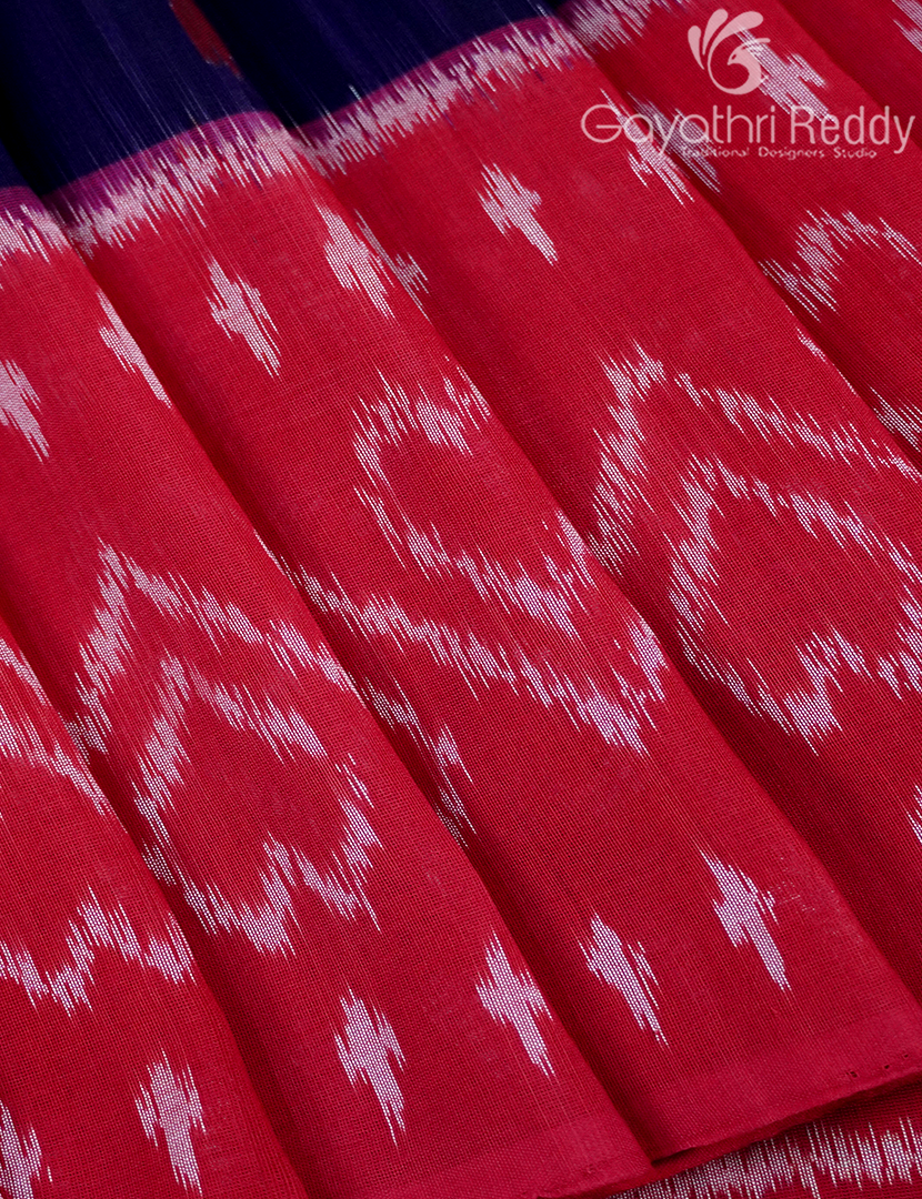 PURE IKKAT COTTON (H.L) SAREE-IKC1046