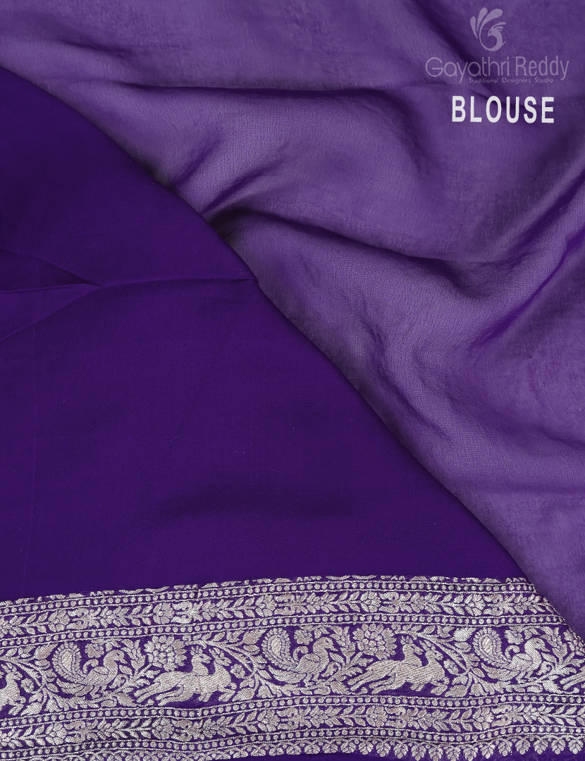 PURE BANARAS GEORGETTE KADDI-BG642