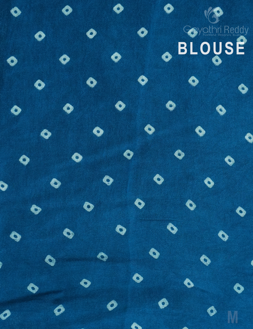 MODAL AJRAKH PRINT SAREE-PMS84