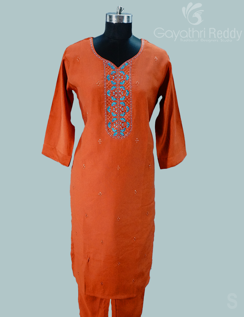 READYMADE DRESS SET(3PC)-KDS1145