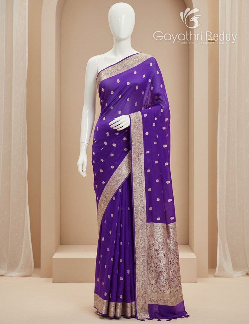 BANARAS CHIFFON SAREE-BCH1