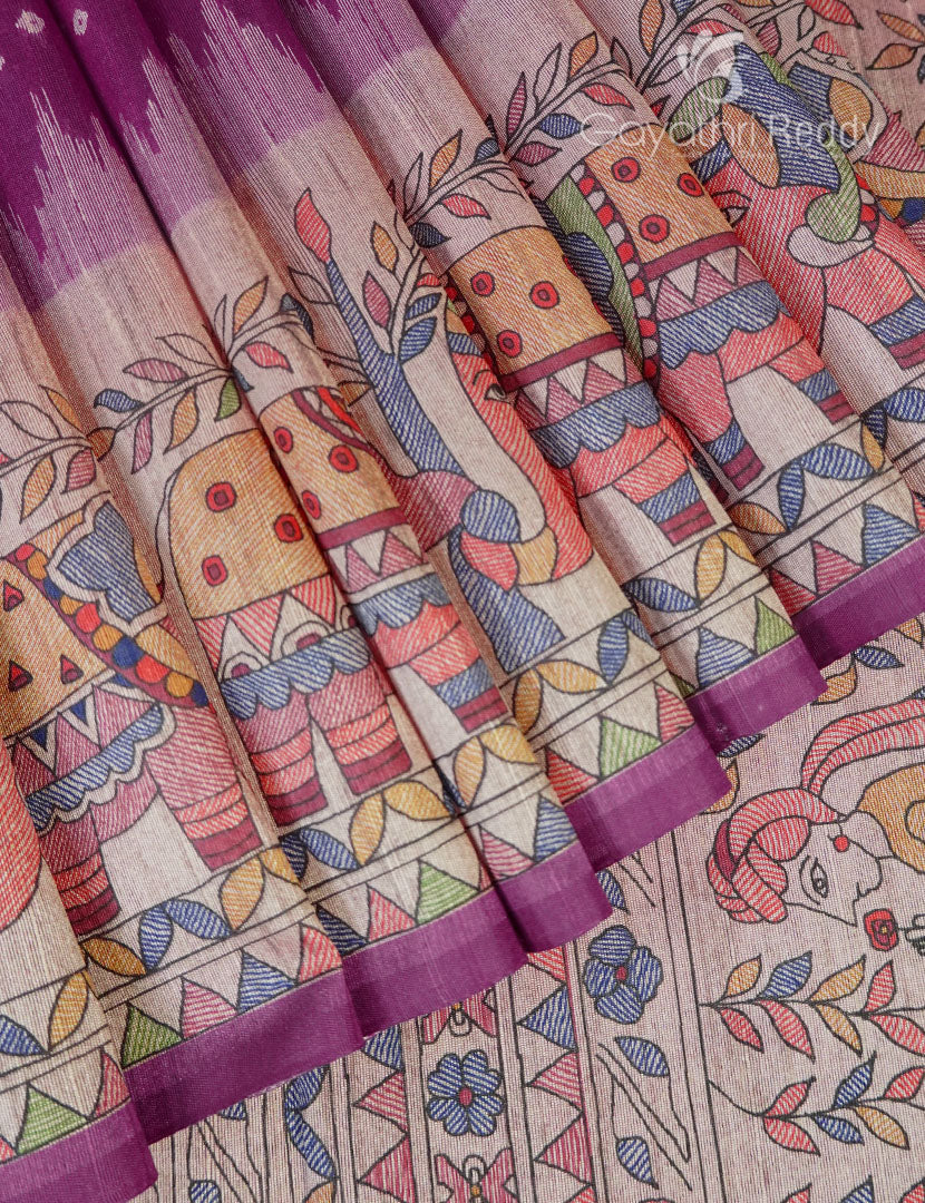 SEMI TUSSAR SAREE-ST1076
