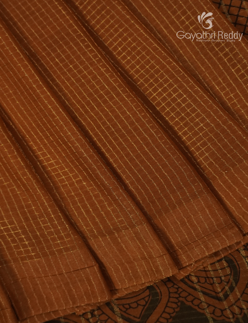 Pure Munga Silk Saree in Deep Mustard