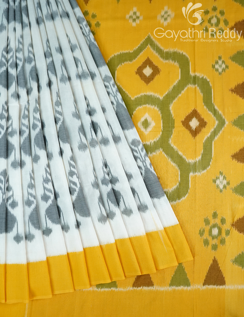 PURE IKKAT COTTON (H.L) SAREE-IKC1074