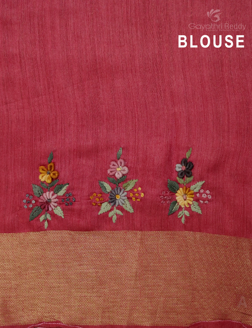 PURE TUSSAR HAND WORK-TS859