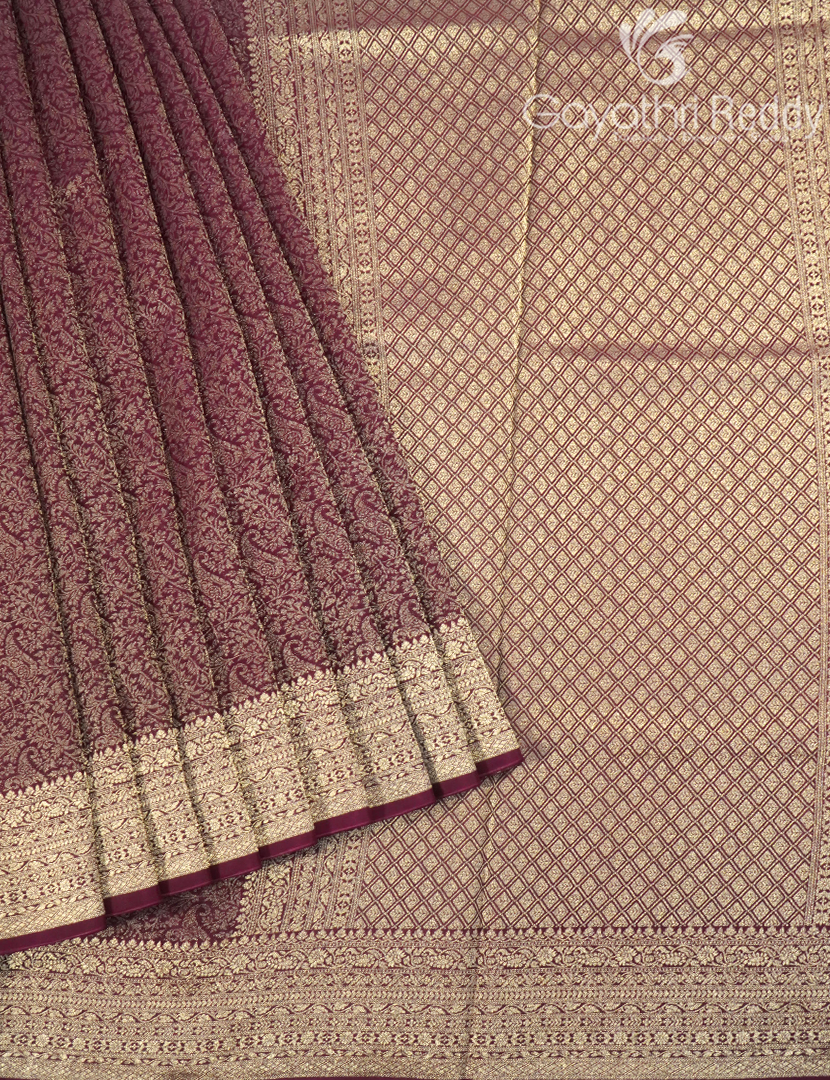 MYSORE CREPE BROCADE SAREE-MCB41