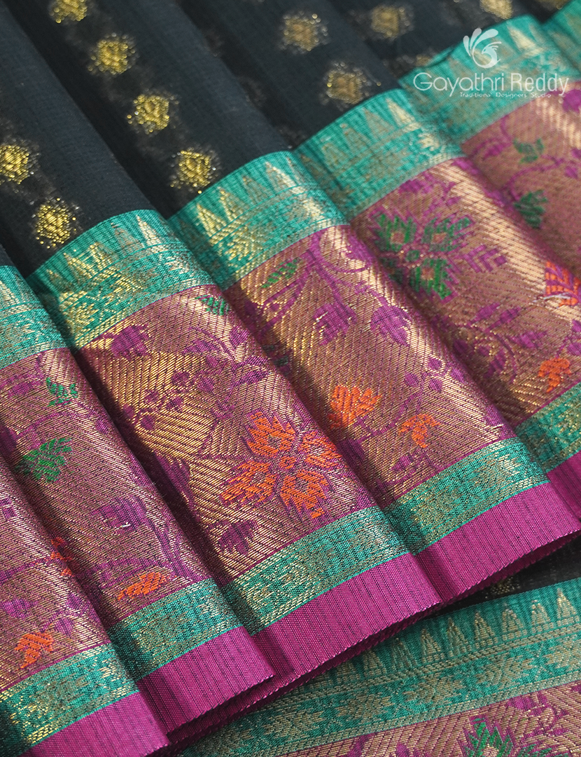 PURE BANARAS NETTED SAREE-BKS154