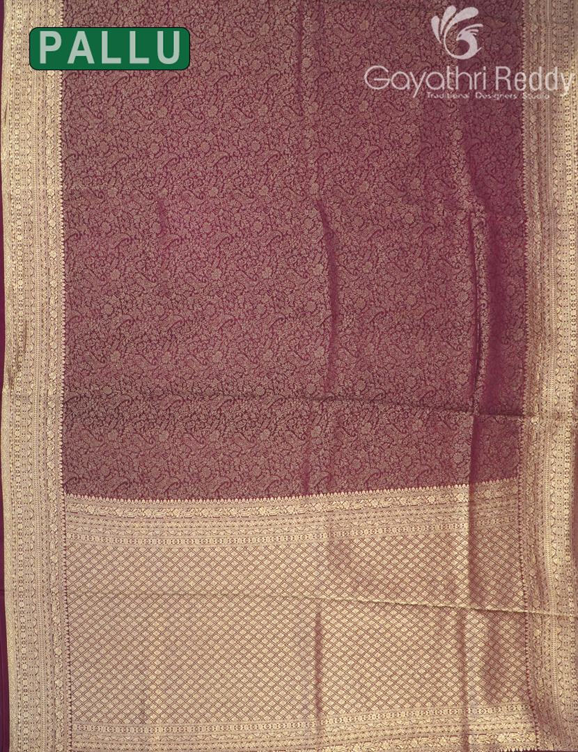 MYSORE CREPE BROCADE SAREE-MCB41